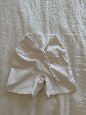 CSB x Isabelle Mathers White Shorts